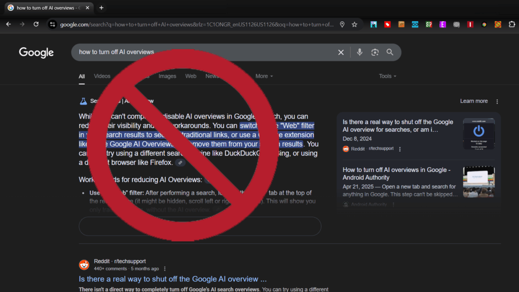 How to Turn Off AI on Google: Best Workarounds